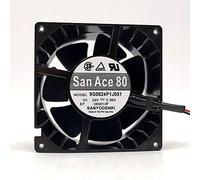 LMNCBVYA High-Performance Aluminum Frame Fan - 90CFM, 6300RPM, Low Noise, Durable Design NZNYDNL 9G0824P1J051 24V 0.56A 8038