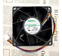 LMNCBVYA High-Performance Inverter Fan - 8038 Size with Temperature Control & Maintenance-Free Double Ball Bearings V80E12BS2A5-57 12V 1.95A