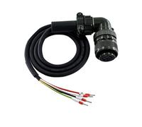 LMNCBVYA High Power Motor Cable 3m - JZSP-UVA702-03-E, 2900-4400W, Durable Black Connector