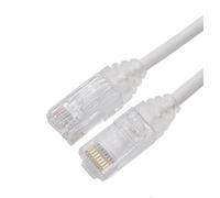 LMNCBVYA High-Speed Category 6 Gigabit Ethernet Cable - 15m White Network Patch Cord for Computer and Broadband Connection
