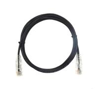 LMNCBVYA High Speed Category 6 Gigabit Ethernet Cable - 25m Ultra Fine Network Patch Cable for Computer Broadband Connection - Black