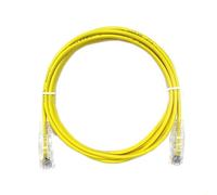 LMNCBVYA High-Speed Category 6 Gigabit Ethernet Patch Cable - 25m Yellow Network Cable for Broadband Connection