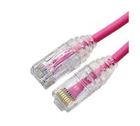LMNCBVYA High-Speed Category 6 Gigabit Network Patch Cord - 15m Rose Red Ethernet Cable for Computer Broadband Connection