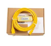 LMNCBVYA High-Speed USB-QC30R2 PLC Programming Cable - 3 Meters, FT232RL Chip, Gold-Plated Plug for Stable Data Communication with Computers