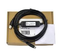 LMNCBVYA IAI RCB-CV-USB Debugging Cable - 3 Meters, Black, Stable Transmission for Online Debugging, Compatible with Various Devices