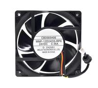LMNCBVYA MELCO MMF-12D24DS-RP6 120MM 24V 0.36A 3-Wire Cooling Fan for Frequency Converter Applications