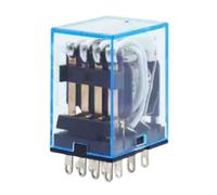 LMNCBVYA MY4N-J Small Electromagnetic DC 24V 14-Pin 5A Power with Base - Reliable Intermediate for Automation Systems