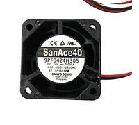 LMNCBVYA SANYO 24V 40mm Cooling Fan - 3-Wire Fan for Industrial Applications - Model 9PF0424H303