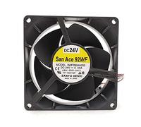 LMNCBVYA Sanyo SanAce 24V 92mm Cooling Fan - 0.35A 8.4W 3-Wire Fan for UC System Cooling
