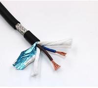 LMNCBVYA TRVVP 20AWG 2-Core Flexible Drag Chain Cable - Multi-Conductor Shielded Cable for CNC Machines, Motors, Printers, 65 ft (20 m)