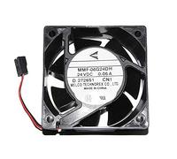 LMNCBVYA Ultra-Quiet 6025 Cooling Fan MMF-06G24DH-CN1 DC24V 0.16A 2-Wire 60x60x25mm for Electronics Cooling