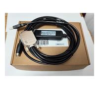 LMNCBVYA USB-1761-1747-CP3 PLC Programming Cable - 3 Meter USB Gold-Plated Download Cable for Reliable Connectivity