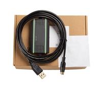 LMNCBVYA USB-AFC8513 PLC Programming Cable - 3M High-Speed Data Communication Cable with Gold-Plated RT232RL Chip for FP0 FP2 FPX FPG Series - emi Isolated, Black