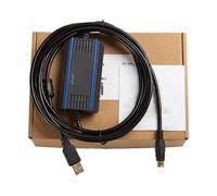 LMNCBVYA USB-AFC8513 PLC Programming Cable - 3M Opto-Isolated Data Communication Cable with Gold-Plated Plug for FP0 FP2 FPX FPG Series