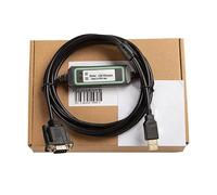 LMNCBVYA USB-PWS6600 Touch Panel Programming Cable for PWS5600 PWS6600 PWS6A00 Series - 3m High-Speed USB Interface with Communication Indicator, FT232RL Chip, Gold-Plated Design