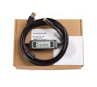 LMNCBVYA USB QC30R2 PLC Programming Cable - 3M High-Speed FT232RL Chip Data Download Cable with Gold-Plated Plug for Reliable Computer Connectivity