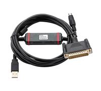 LMNCBVYA USB-SC09 PLC Programming Cable for FX Full Series & A Series - 3 Meters FTDI Chip Download Cable - Black