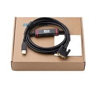 LMNCBVYA USB to RS232 Serial Cable - 3 Meters, FTDI Chip, Gold-Plated, USB-CIF31 Compatible, Black