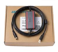 LMNCBVYA USB-XC PLC Programming Cable - FTDI Chip Isolation Model for XC1 XC2 XC3 XD - Black Communication & Download Data Cable