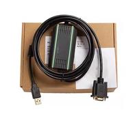 LMNCBVYA USB-XW2Z-200S-VH+ Programming Cable for CQM1H CPM2C CJ1M - High-Speed Data Download Cable with FT232RL Chip, 3 Meters, Gold-Plated Plug