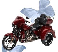 LMNMY Modelo de Juguete 1:12 Aleación para Harley CVO Tri Glide 2021 Modelo De Motocicleta Juguete Scooter Regalo Pastel Adorno