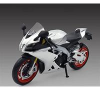 LMNMY Modelo de Juguete 1:12 para Aprilia RSV4 RR 1000, Modelo De Motocicleta Aleación, Juguete para Regalo, Colección(Grey)