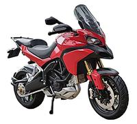 LMNMY Modelo de Juguete 1:12 para Ducati Multistrada MTS 1200S Motocicleta Modelo Aleación Metal Colección Chico Juguete para Regalo(Rosso)