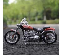 LMNMY Modelo de Juguete 1:12 para Harley para Davidson CVO para Breakout 2014 Simulación De Aleación Modelo Motocicleta Coche Juguete