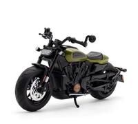 LMNMY Modelo de Juguete 1:12 para Harley SportsterS Motocicleta Aleación Juguete Fundido A Presión Modelo Coche Rueda Delantera Dirección Trasera Suspensión Regalo Cumpleaños(Vert)