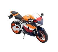 LMNMY Modelo de Juguete 1:12 para Honda CBR 1000RRR Fire Blade Motocicleta Modelo Juguete Colección Chico Regalo(Orange Foam Box)