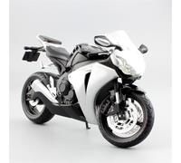 LMNMY Modelo de Juguete 1/12 para Honda CBR1000RR para Repsol Fireblade Coche De Juguete Aleación Simulación Modelo Motocicleta(Silver)