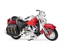 LMNMY Modelo de Juguete 1:12 Simulación para Harley para Prince, Modelo De Motocicleta, Juguete, Colección para Niños, Decoración(Red with Box)