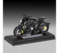 LMNMY Modelo de Juguete 1:18 para Ducati Diablo Motocicleta Diecasts Juguetes para Niños Modelo Regalo(Nero)