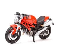 LMNMY Modelo de Juguete 1:18 para Ducati Monster696, Vehículos Estáticos Fundidos A Presión, Pasatiempos Coleccionables, Juguetes Modelo De Motocicleta