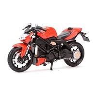 LMNMY Modelo de Juguete 1: 18 para Ducati Street Fighter S Static Die Casting Vehicle Collection Love Motorcycle Model Toy
