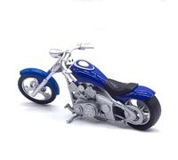 LMNMY Modelo de Juguete 1/18 para Harley Scooter Motocicleta Vehículos Modelo Regalo Diecasts Chico Juguete(BLU)