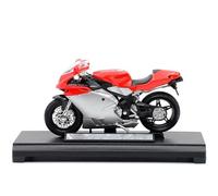 LMNMY Modelo de Juguete 1:18 para MV Agusta F4S Modelo De Motocicleta, Colección Motos Metal Fundido A Presión
