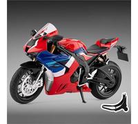LMNMY Modelo de Juguete 1/9 para Honda CBR1000, Motocicleta De Aleación Fundida A Presión, Modelo Juguete, Coche con Amortiguación, Dirección Delantera, Regalo(Rosso)