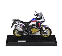 LMNMY Modelo de Juguete Adornos De Escritorio para Computadora 1:18 para Honda para Africa Twin DCT, Modelo Motocicleta Aleación Fundida A Presión, Colección Juguetes Y Regalos