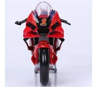 LMNMY Modelo de Juguete Coche De Juguete 1/18 para Ducati, para Lenovo, para Team #1 2023, Miniatura Aleación Fundida A Presión Colección Maquetas Motocicletas