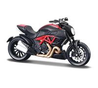 LMNMY Modelo de Juguete Coche De Juguete Aleación Colección 1:18 para Ducati Diavel, Modelo Motocicleta, Regalo, Adorno para Computadora Escritorio