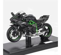 LMNMY Modelo de Juguete Colección De Coches Juguete Mini Moto A Escala 1/18 para Kawasaki para Ninja H2R, Modelo Motocicleta Aleación, Adornos, Regalos