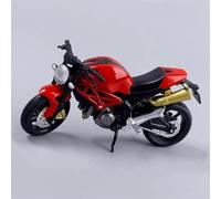 LMNMY Modelo de Juguete Colección De Modelos Fundidos A Presión Simulación Motocicleta, Regalo para Niños 1:18 para Ducati 795 Monster(Rosso)
