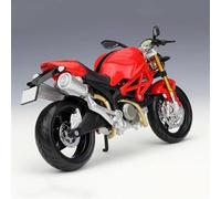 LMNMY Modelo de Juguete Colección De Modelos Metal Motocicleta, Simulación Fundición, Regalos para Niños 1:12 para Ducati Monster696(Red Retail Box)