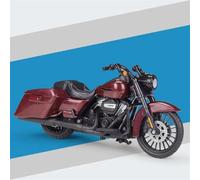 LMNMY Modelo de Juguete Colección De Modelos Metal para Motocicleta, Simulación Fundición A Presión, Regalos para Niños 1:18 para Harley para Davidson para Road King Especial 2017(Rosso)