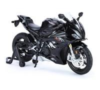 LMNMY Modelo de Juguete Juguetes, Regalo De Cumpleaños, Escala 1/12, para Motocicletas para BMW RRS1000, Modelo Aleación Fundida A Presión Motos En Miniatura(Nero)