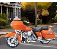 LMNMY Modelo de Juguete Miniatura De Metal Fundido A Presión para Motocicleta Juguete A Escala 1/18, Regalo Colección para Harley para Davidson FLTR Road Glide