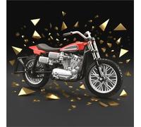 LMNMY Modelo de Juguete Modelo De Motocicleta A Escala 1/18, Juguete para Decoración Interiores, Regalo Cumpleaños para Harley XR750 Racing 1972