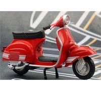 LMNMY Modelo de Juguete Modelo De Motocicleta Aleación 1/18, Calle Metal Fundido A Presión, Juguete Regalo para Vespa 200 para Rally(Rosso)