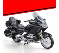 LMNMY Modelo de Juguete Modelo De Motocicleta Aleación para Honda Gold Wing GL800 2021, Escala 1:11, Metal Fundido A Presión, Ideal para Ocio, Turismo, Sonido Y Luz, Juguete Regalo(Nero)